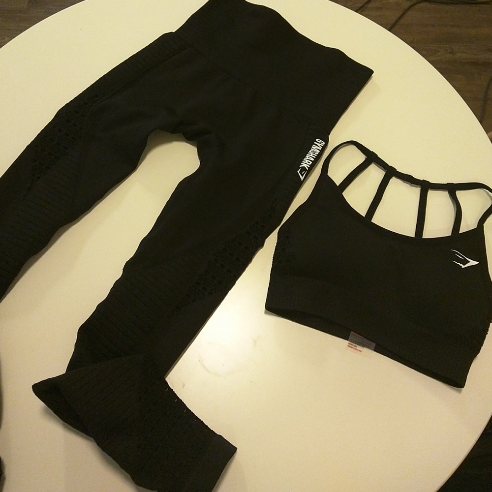 RESERVED** GYMSHARK ENERGY SEAMLESS BLACK XS
